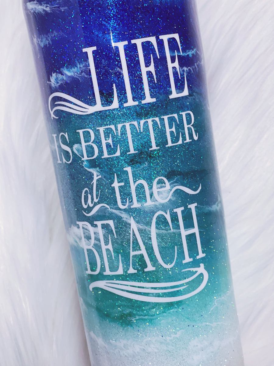 Life is better at the Beach Tumbler – Patriotic Pets Unlimited