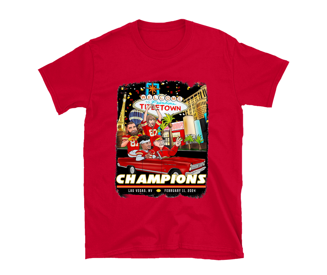 Kansas City Chiefs Las Vegas Champions T-shirt Sweatshirt Kelce Swift Mahomes Reid