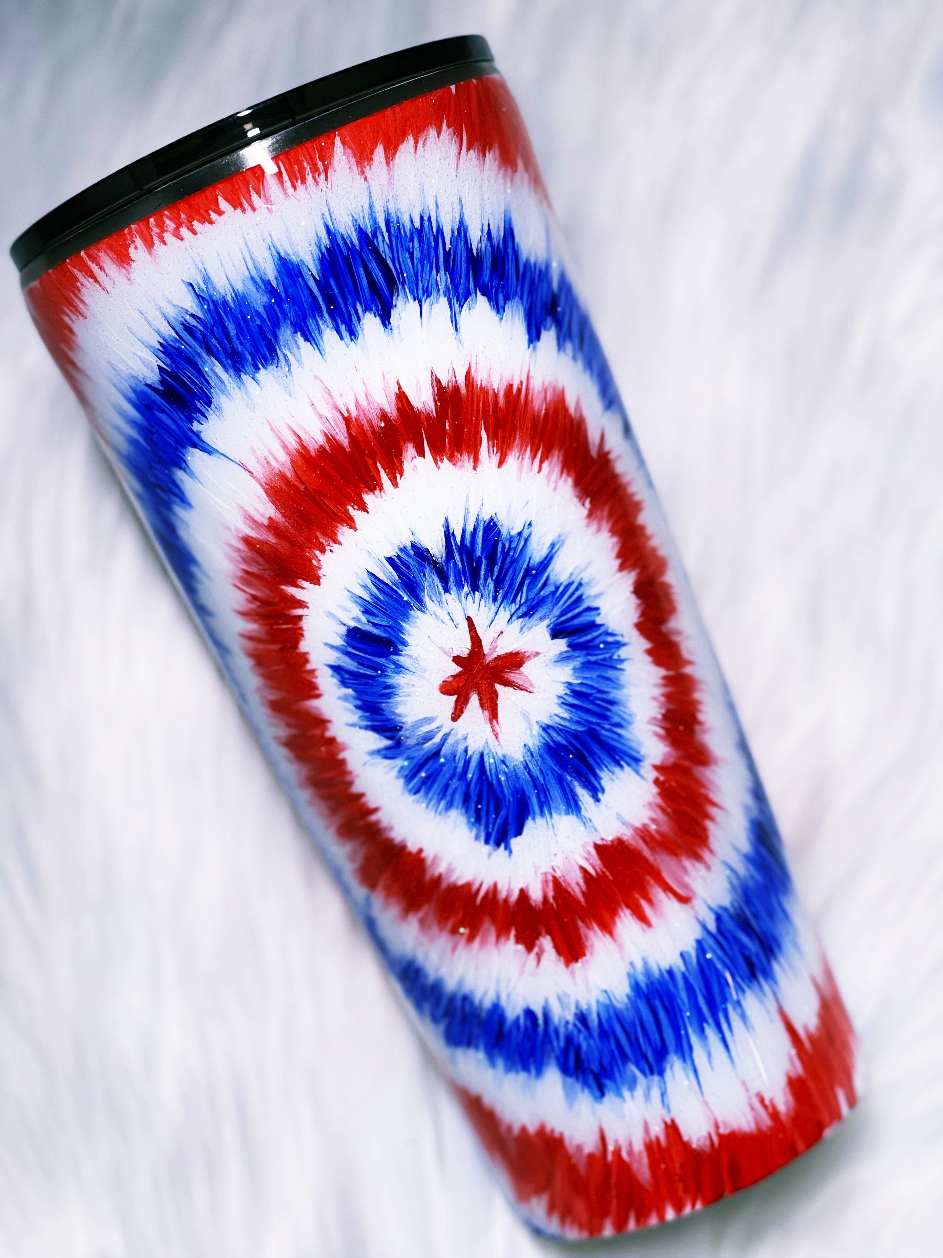 Daisy American Flag Tumbler 4th of July Gift for Mom