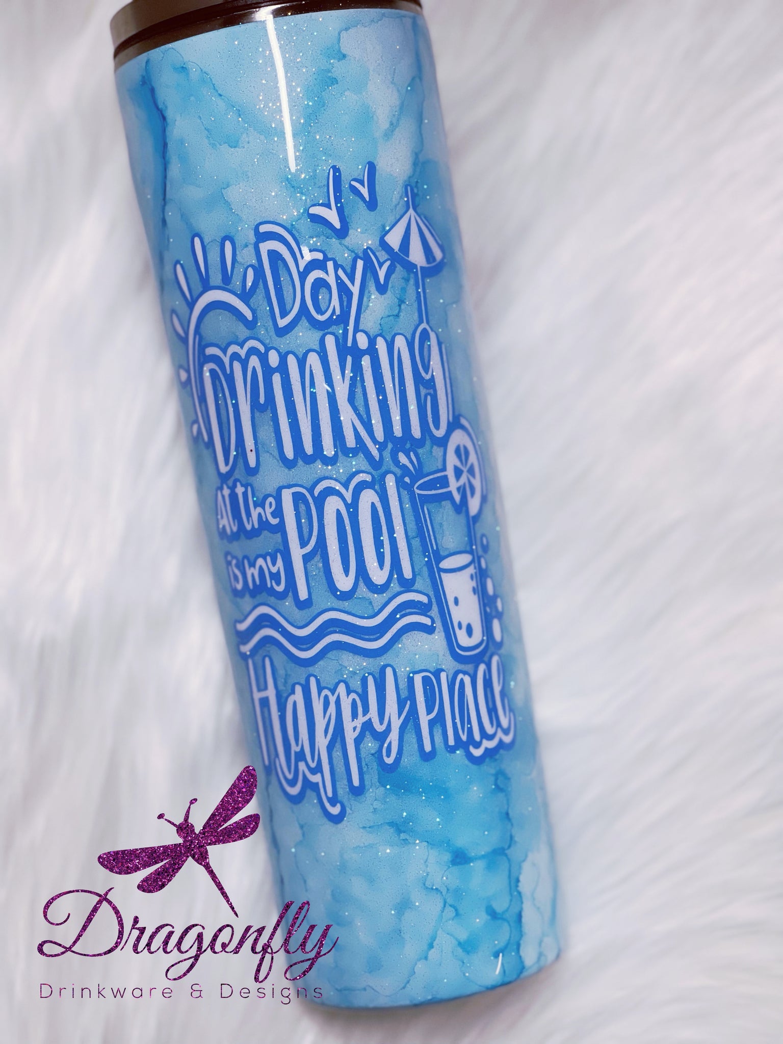 Mermaid Ombre Glitter Tumbler | Personalized Tumbler