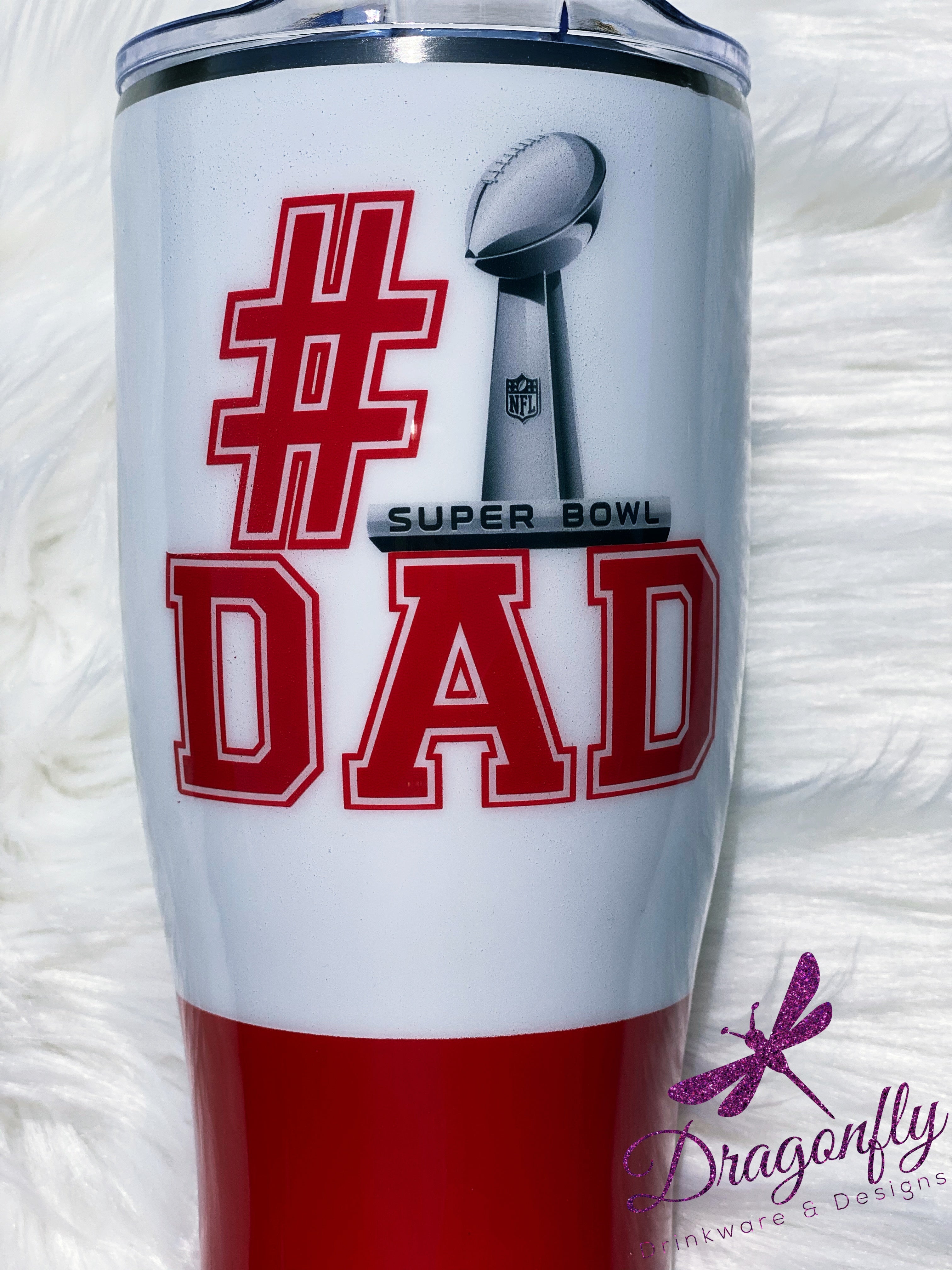 Chiefs Tumbler Sublimation TRANSFER OR FINISHED TUMBLER – Southern