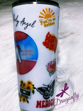 Load image into Gallery viewer, Harry Styles Inspired Custom Glitter Stainless Steel Tumbler