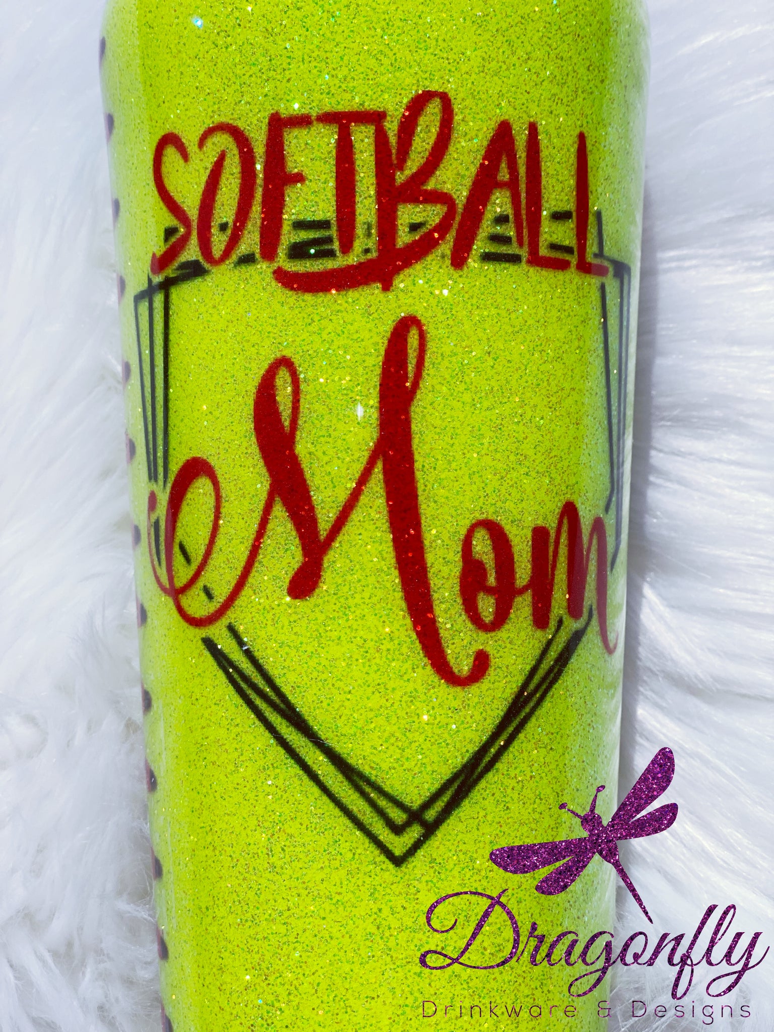 Softball mom tumbler, Softball cup, Mother's Day tumbler, Mom