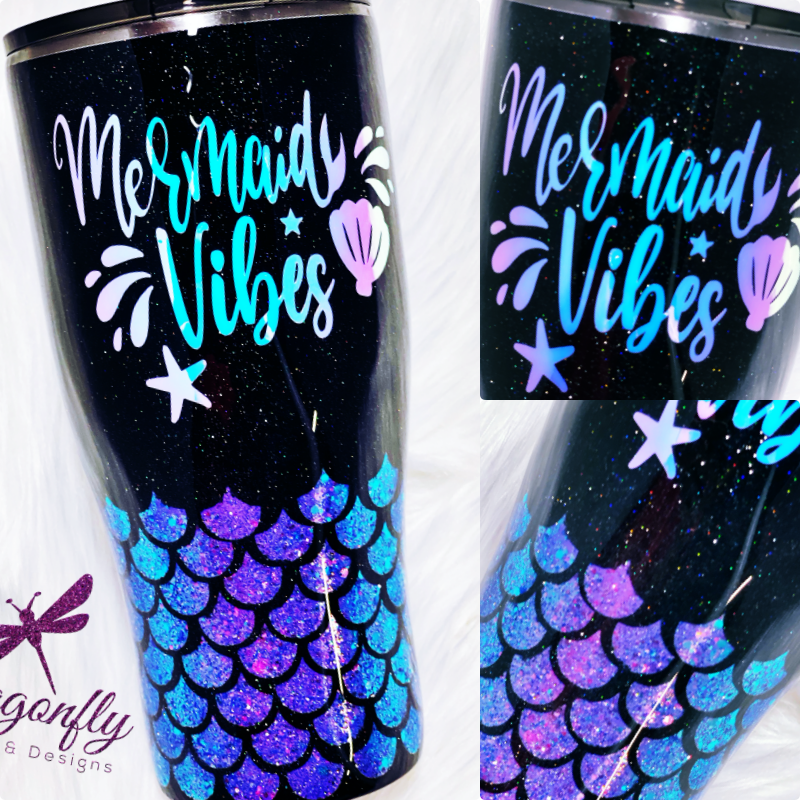 Mermaid's Delight: 20oz Stainless Steel Tumbler with Magical Vibes